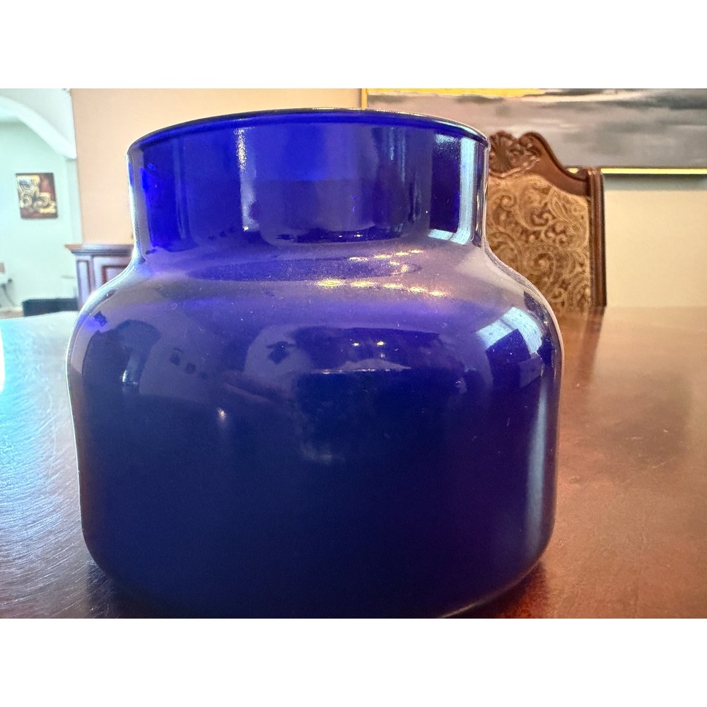 Capri Blue Blue Jean Scented 19oz Signature Jar Candle USED